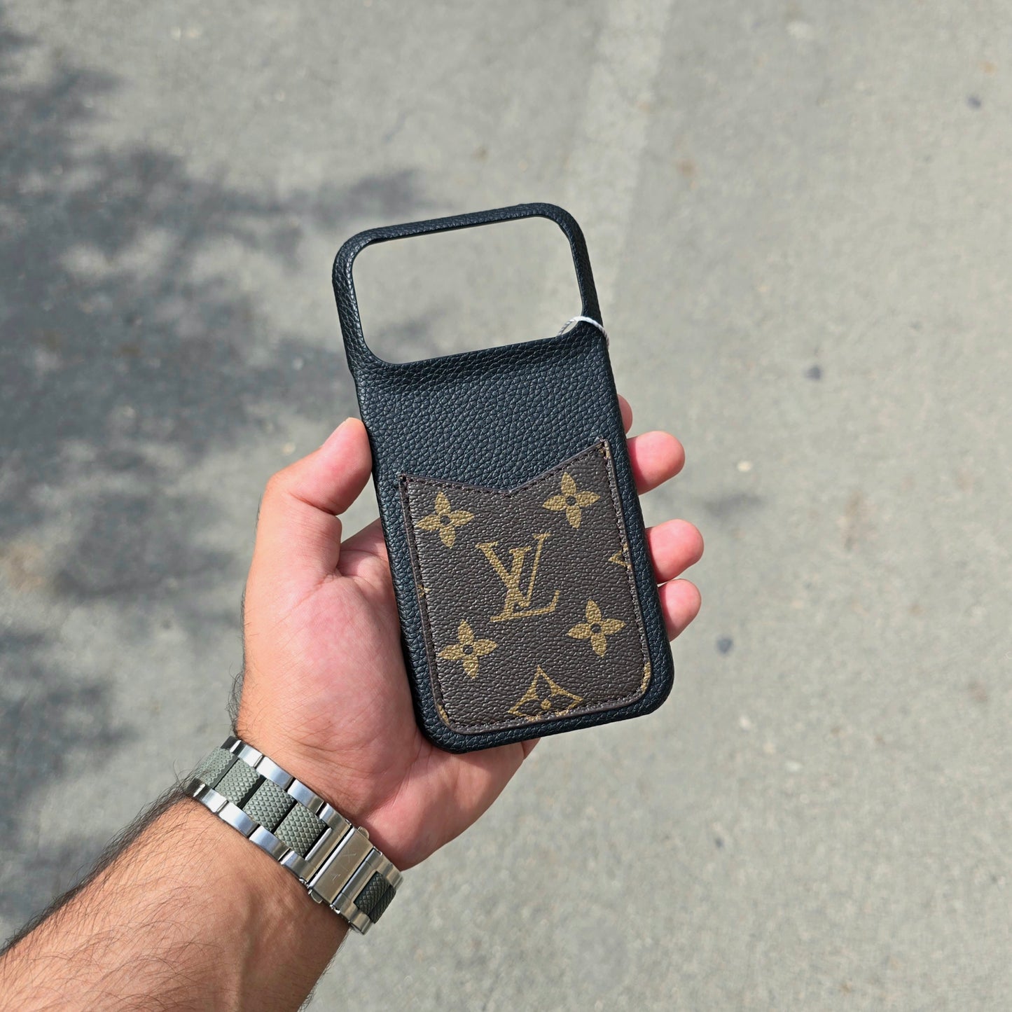 Louis Vuitton Card Holder Premium Leather Case for iPhone Series