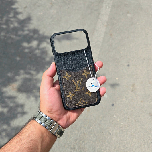 Louis Vuitton Card Holder Premium Leather Case for iPhone Series