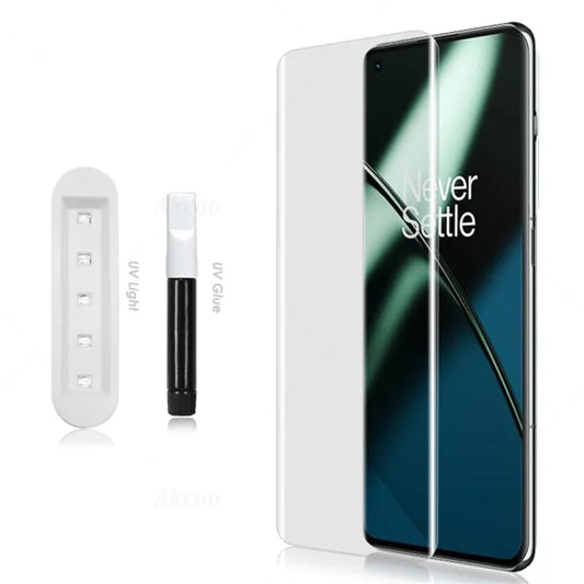 Oneplus Clear 9D UV Glass Full Coverage Screen Protector