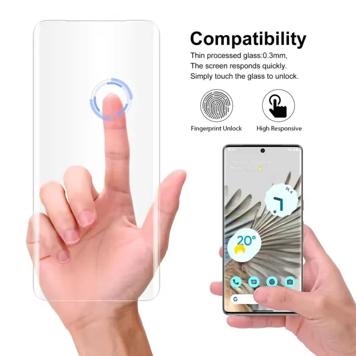 Google Pixel 9D UV Glass Full Coverage Screen Protector