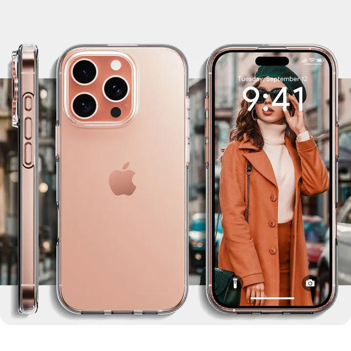 IPhone Premium Transparent 2.0mm Silicone Case – Clear Protective Back Cover