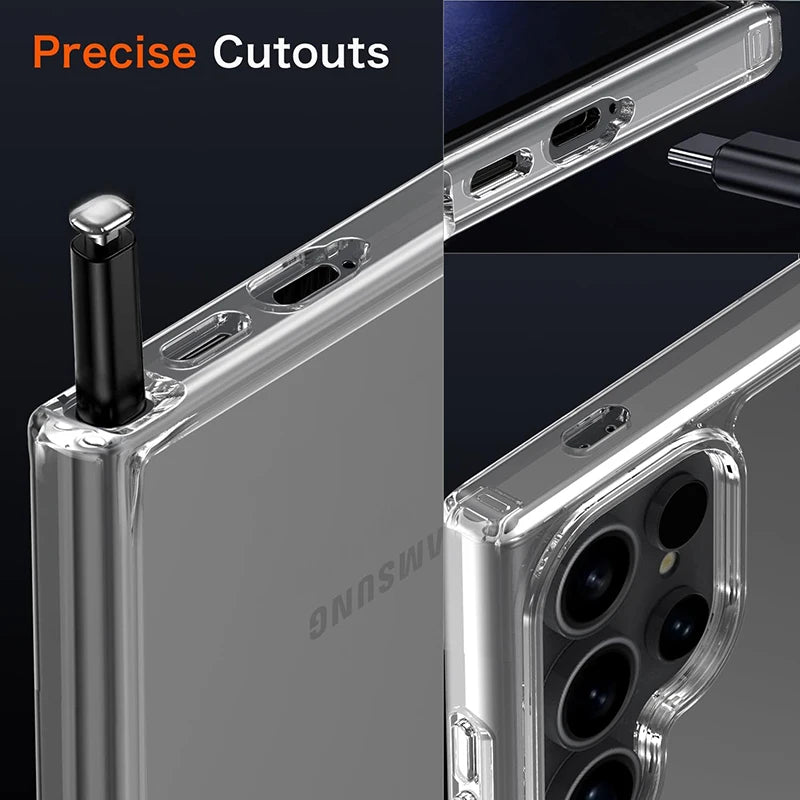 Samsung Transparent 2.0mm Silicone Case – Clear Protective Back Cover